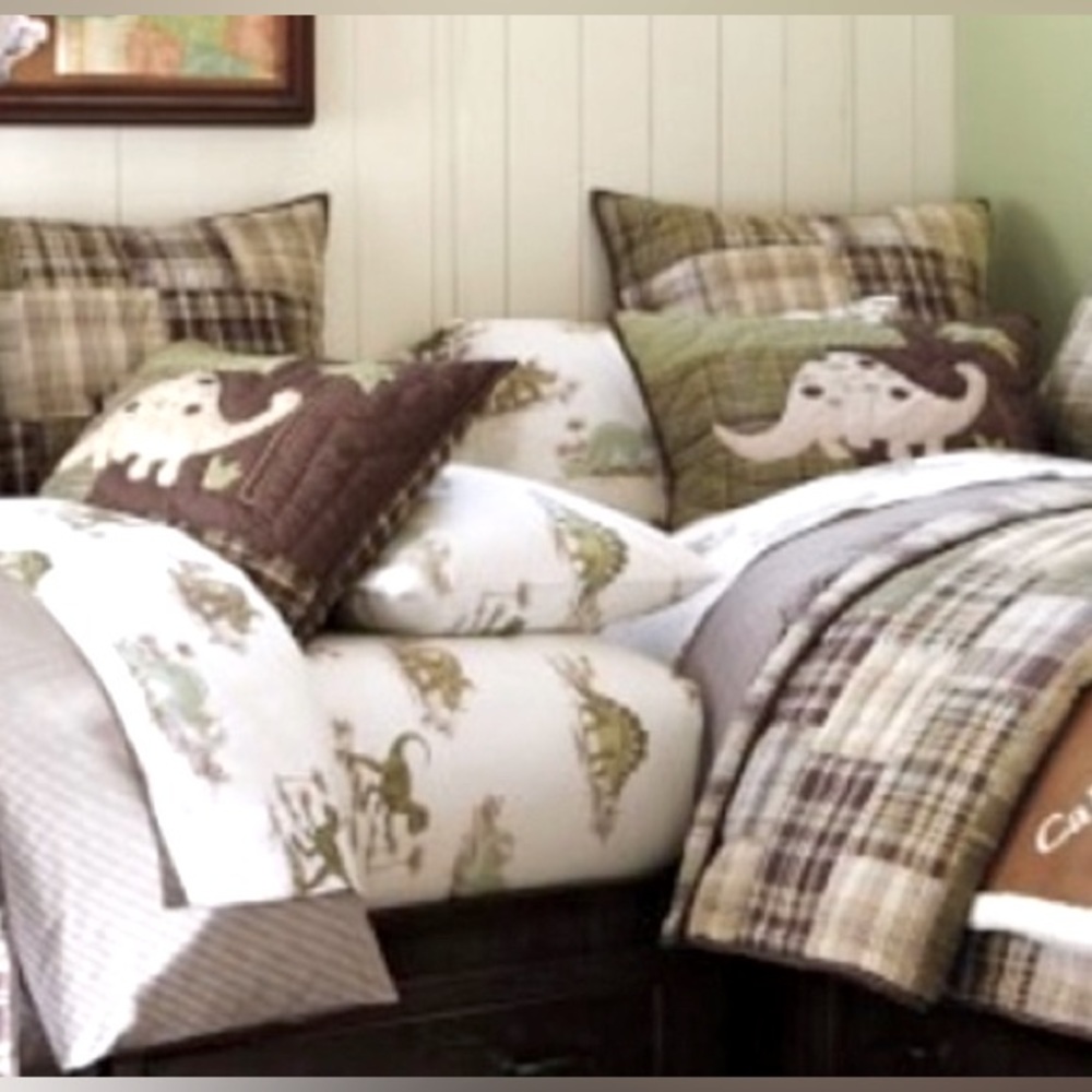 Pottery Barn Sham Standard - Dinosaur - New
